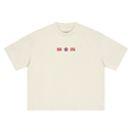 It's Coming tee, cream, ghost product shot showing 66 Three Lions 26 front print, front product shot